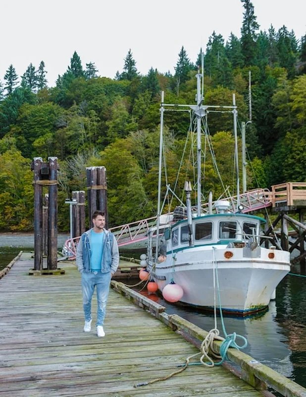 Łodzie zacumowane w porcie